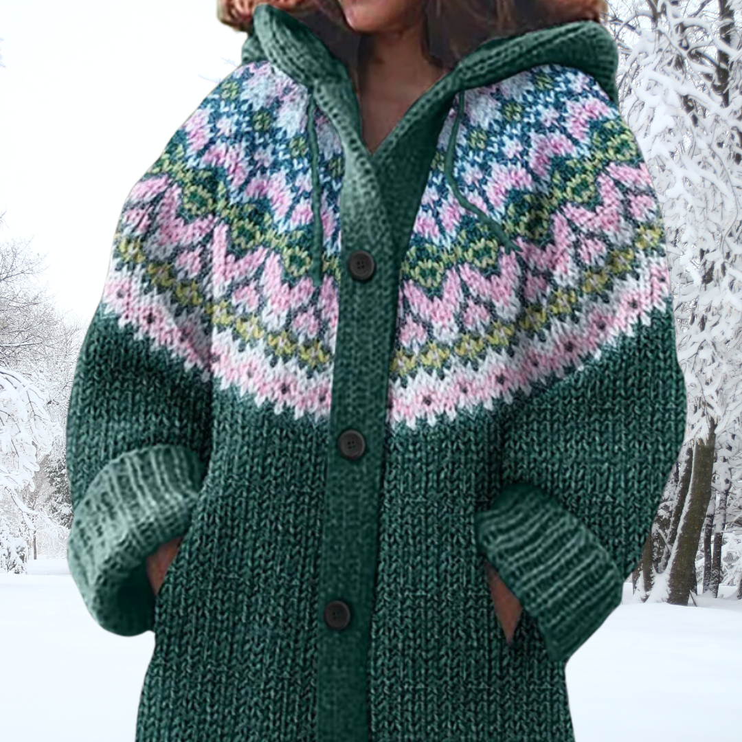 Trudy | Stemningsfull Vest med Hette