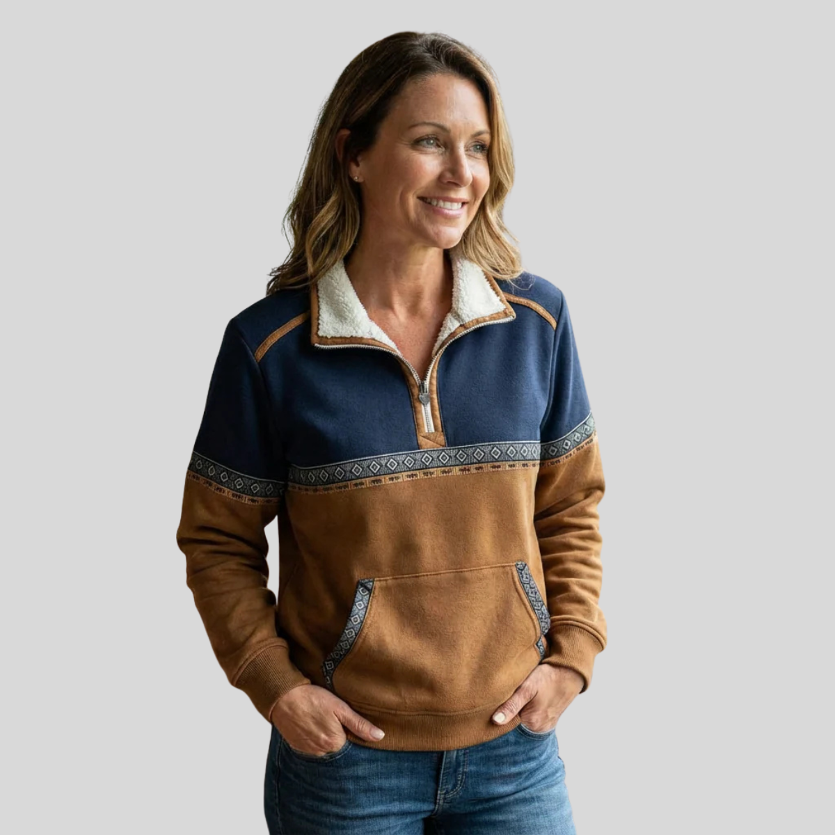 Neeltje | Varm Halv-Zip Genser