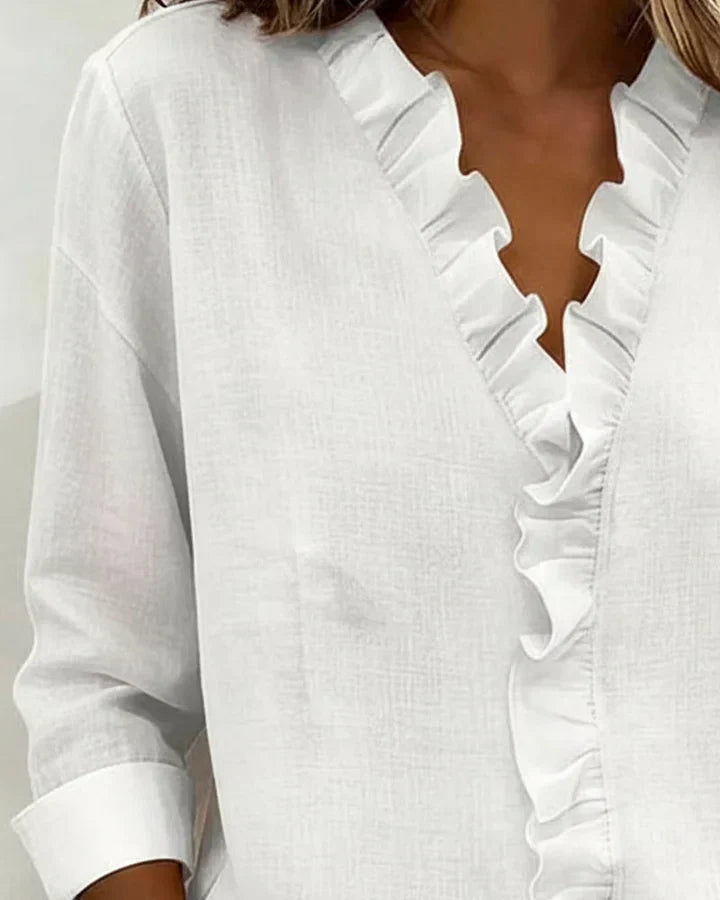 Chloe | Lett V-hals Bluse