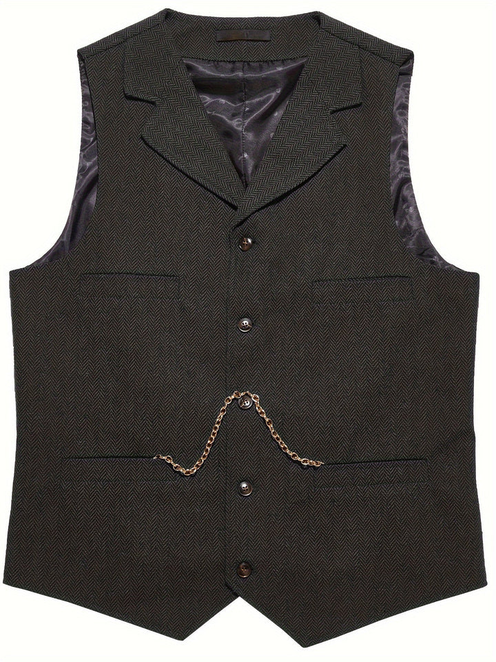 Byron | Raffinert Herringbone Vest