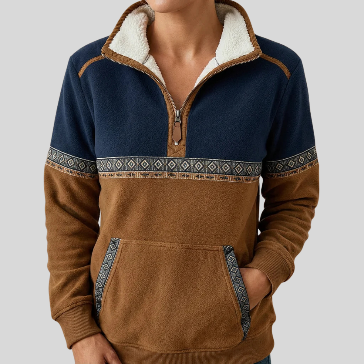 Neeltje | Varm Halv-Zip Genser