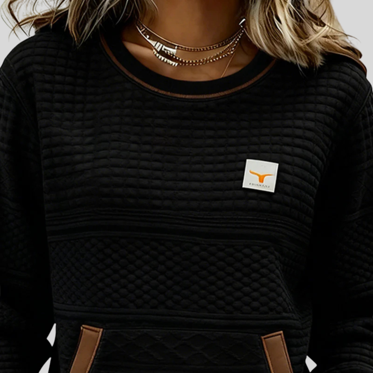 Roelie | Myk Colorblock Genser
