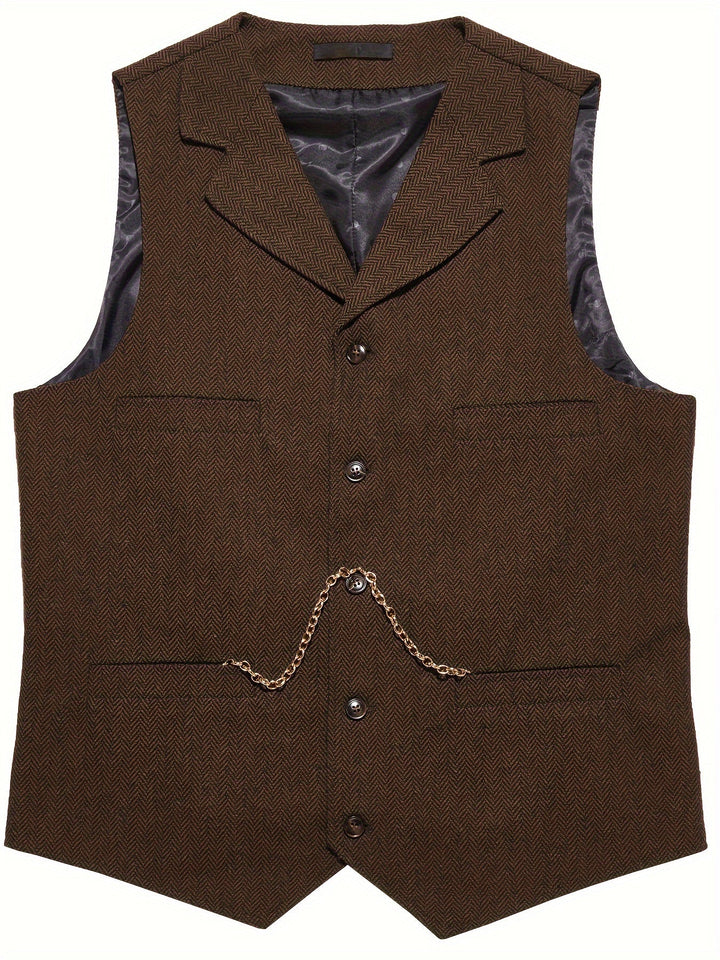Byron | Raffinert Herringbone Vest
