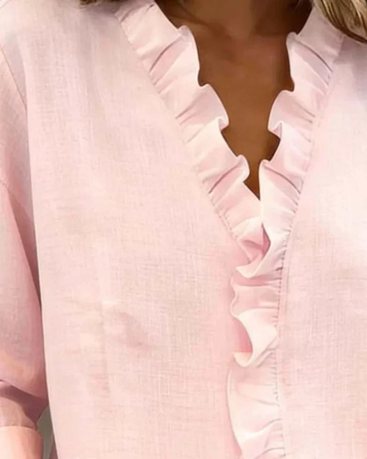 Chloe | Lett V-hals Bluse