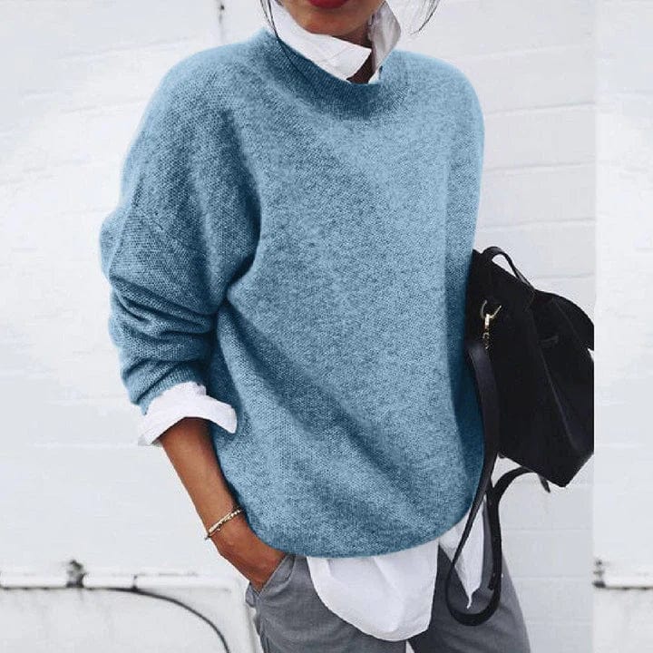Løs Passform Cashmere Genser - Myk og Komfortabel