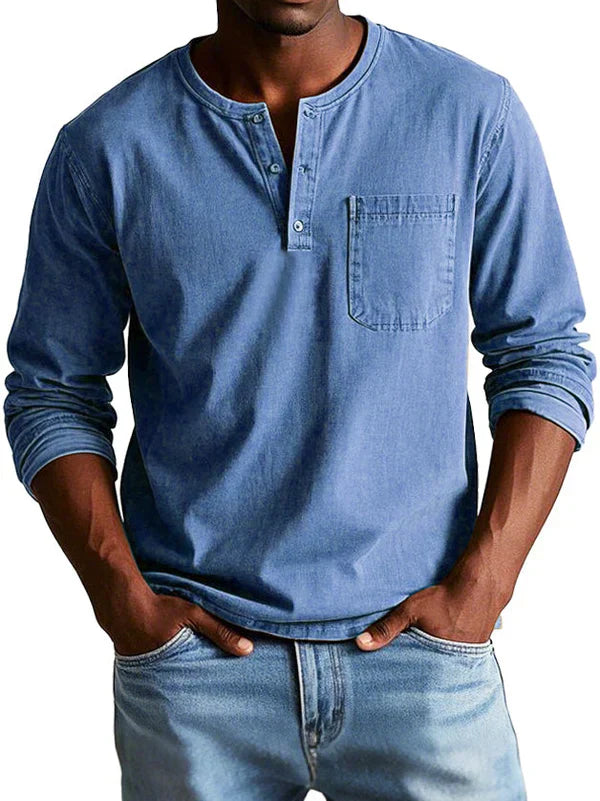 Henrik Denimskjorte med Lomme