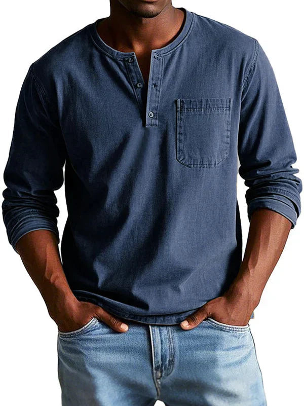 Henrik Denimskjorte med Lomme
