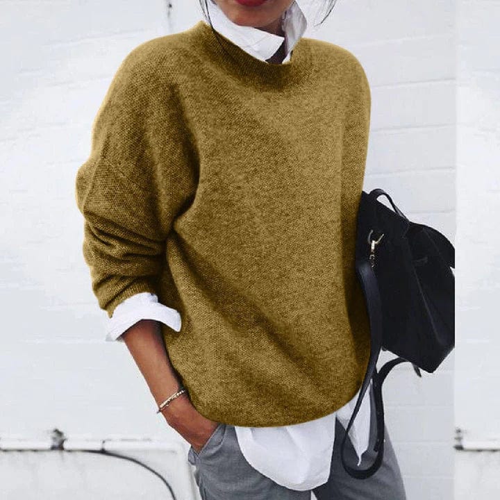 Løs Passform Cashmere Genser - Myk og Komfortabel