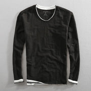 Mathias Vintage V-hals Skjorte