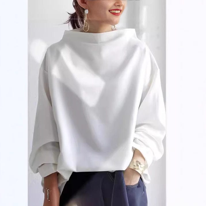 Elly | Høyhalset Casual Topp