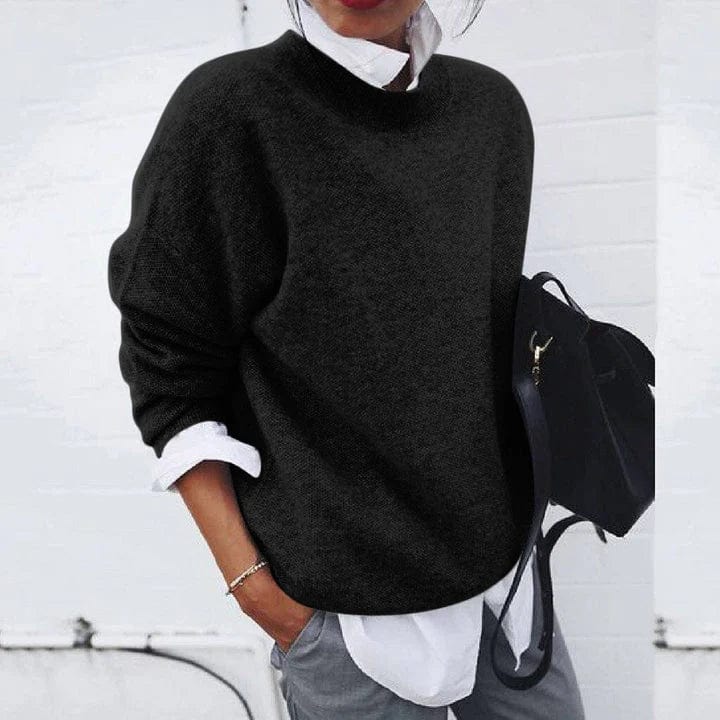 Løs Passform Cashmere Genser - Myk og Komfortabel