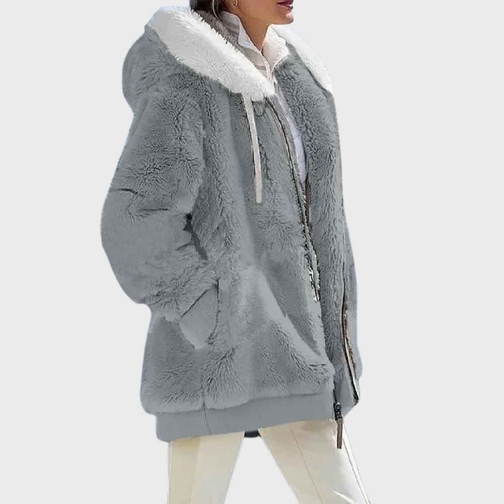 Sofia | Elegant Multicolor Varm Pufferjakke