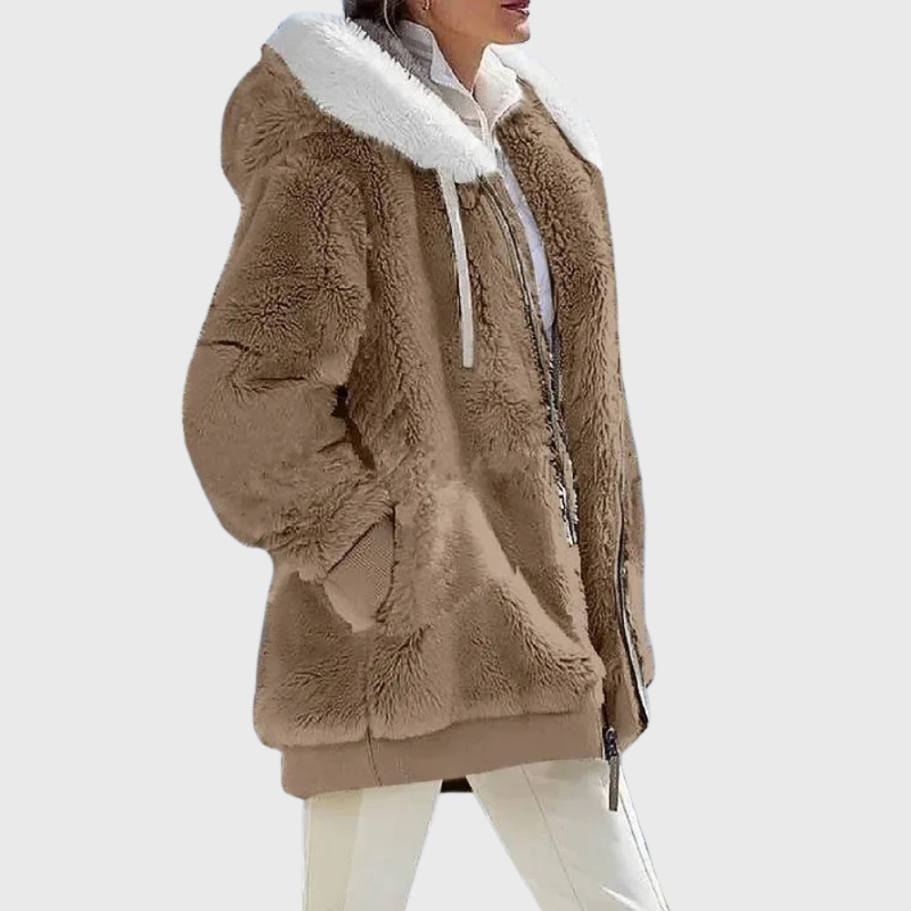 Sofia | Elegant Multicolor Varm Pufferjakke