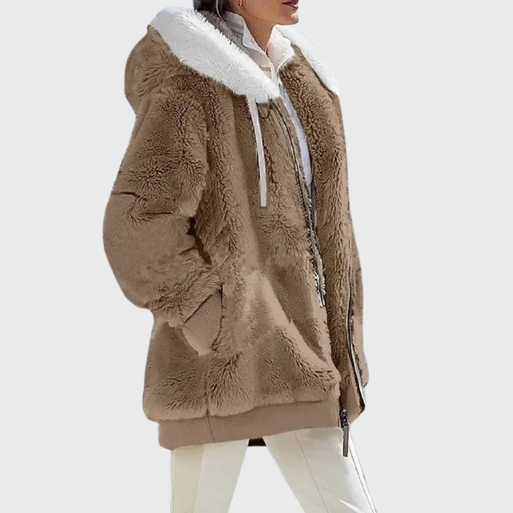 Sofia | Elegant Multicolor Varm Pufferjakke