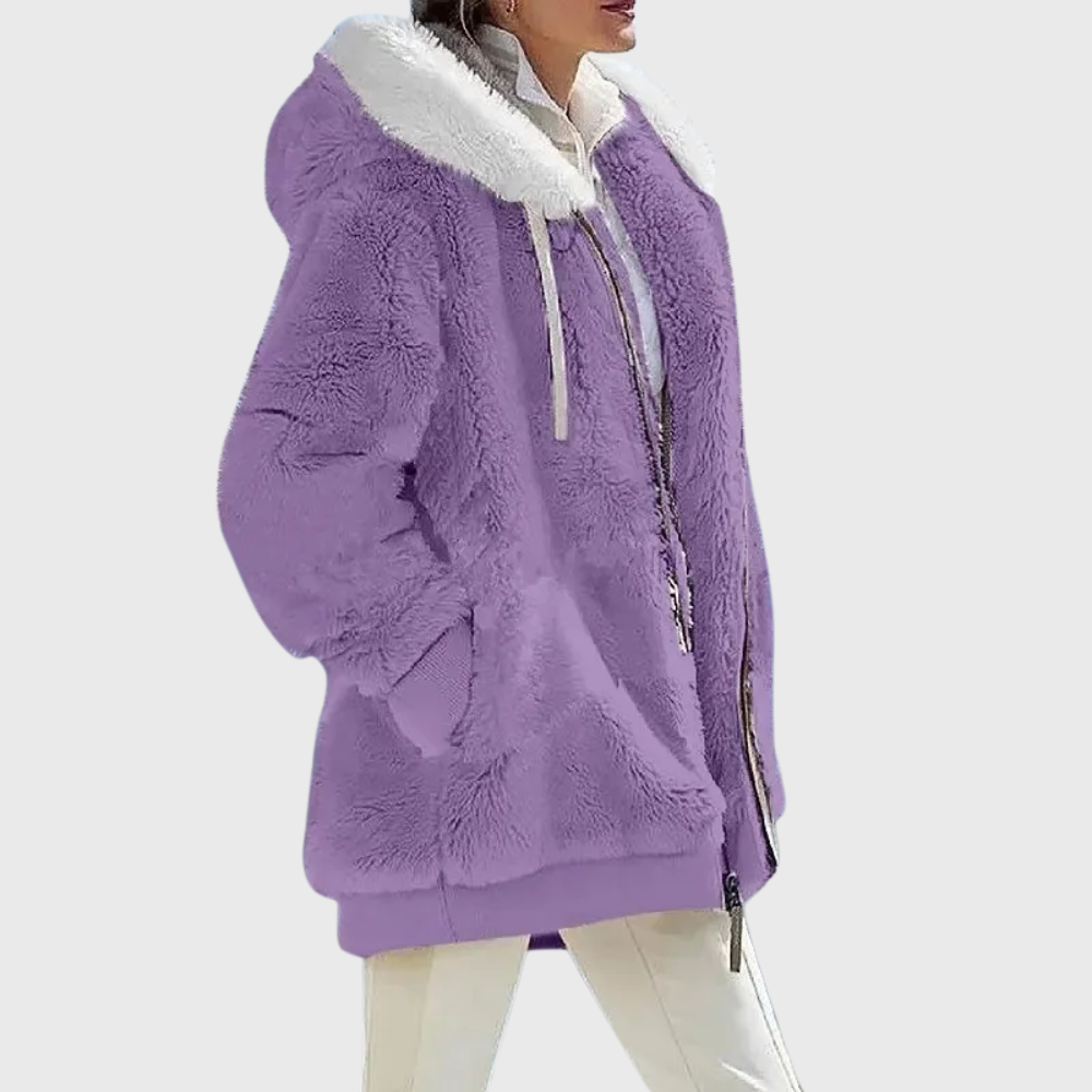Sofia | Elegant Multicolor Varm Pufferjakke