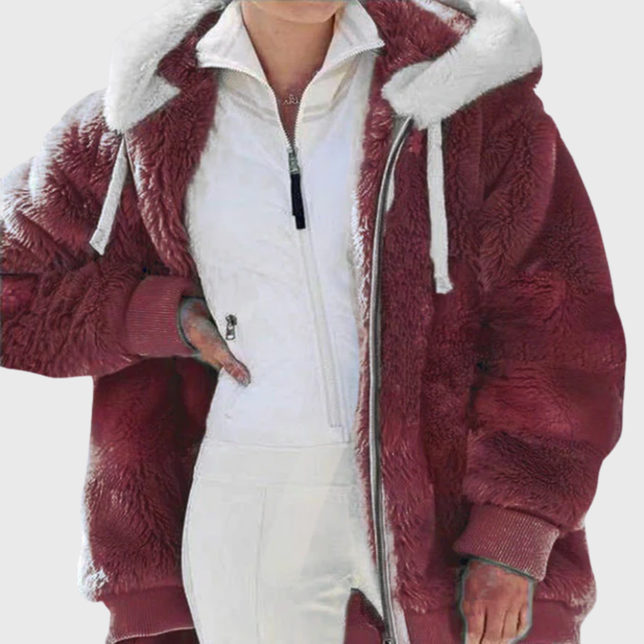 Sofia | Elegant Multicolor Varm Pufferjakke
