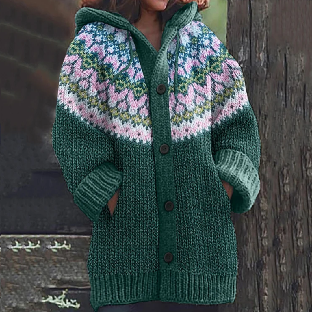 Trudy | Stemningsfull Vest med Hette