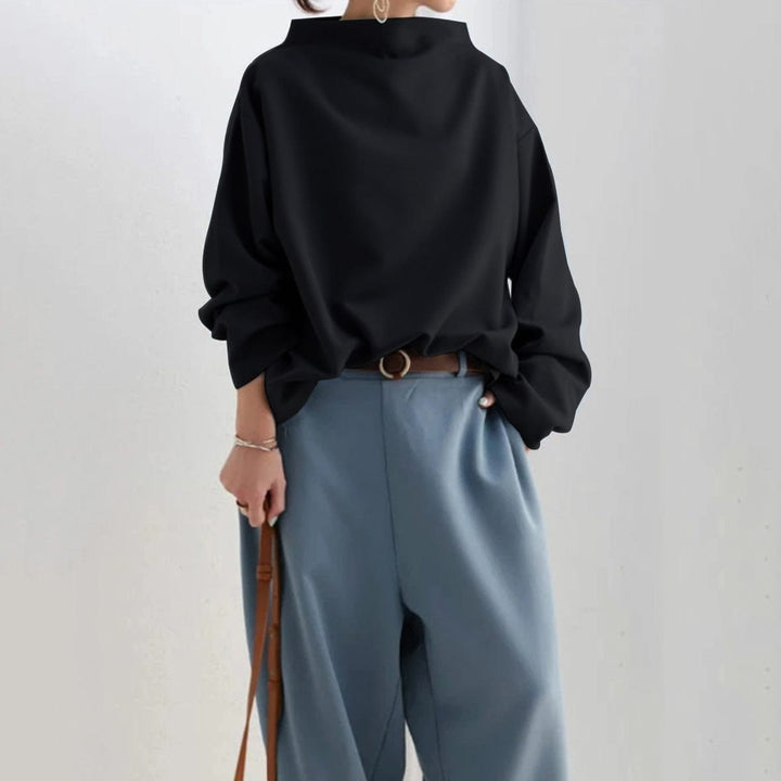 Elly | Høyhalset Casual Topp