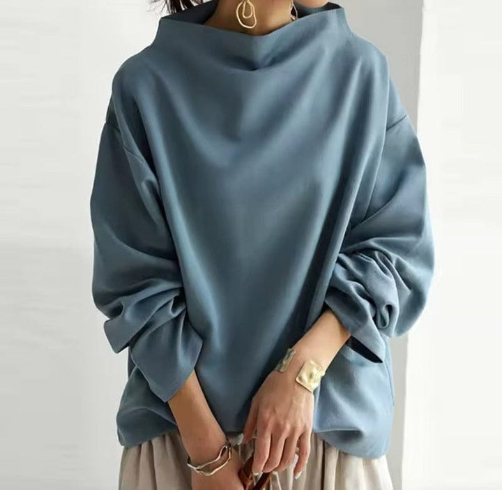 Elly | Høyhalset Casual Topp