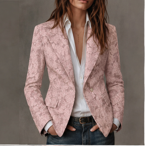 Estelle | Blazer Jacquard Kasjmir Tett