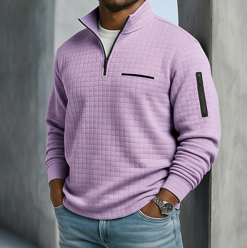 Beckham | Casual Langermet Vaffelskjorte