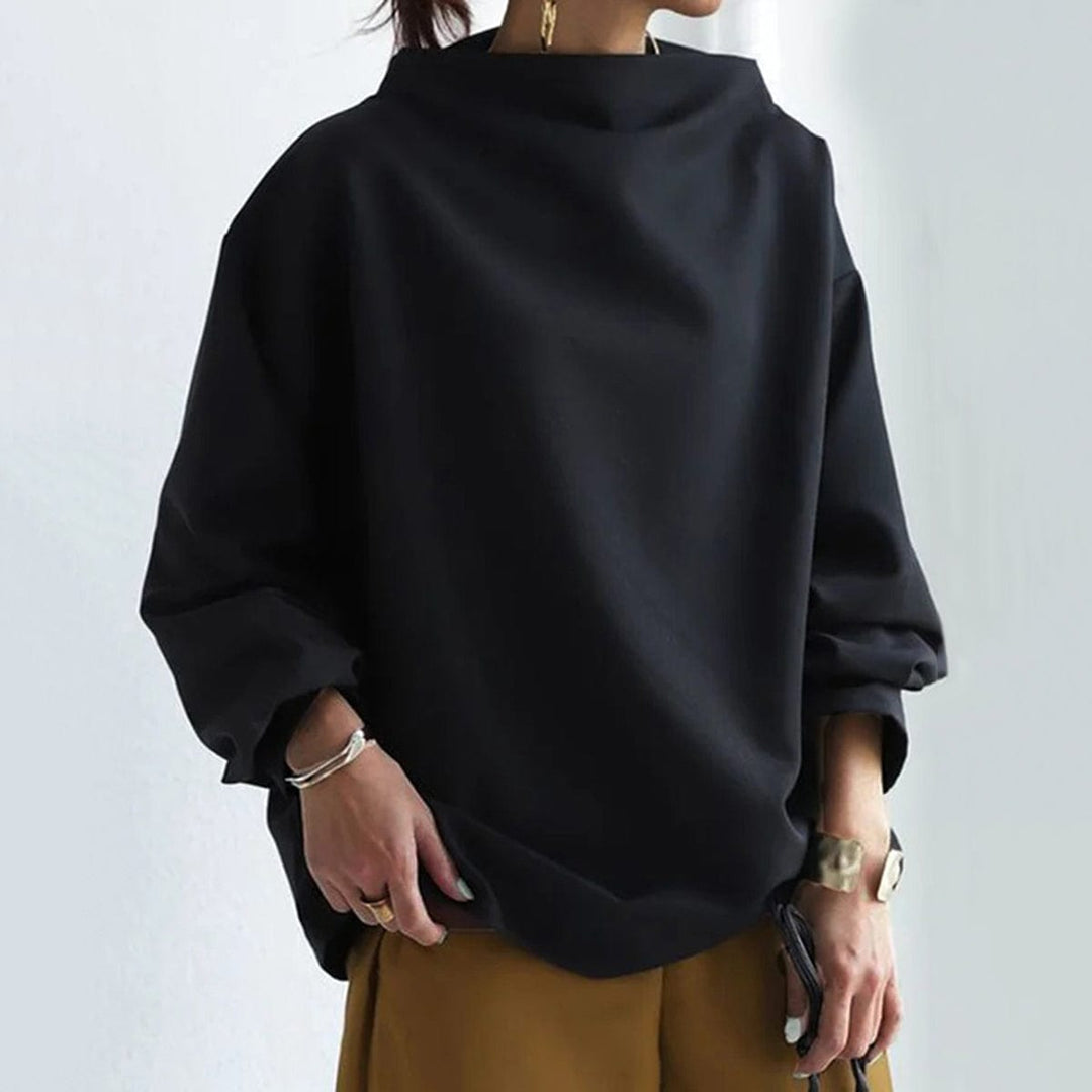 Elly | Høyhalset Casual Topp