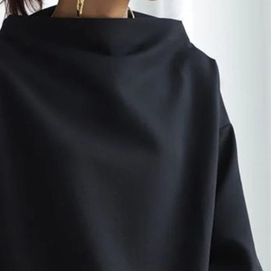 Elly | Høyhalset Casual Topp