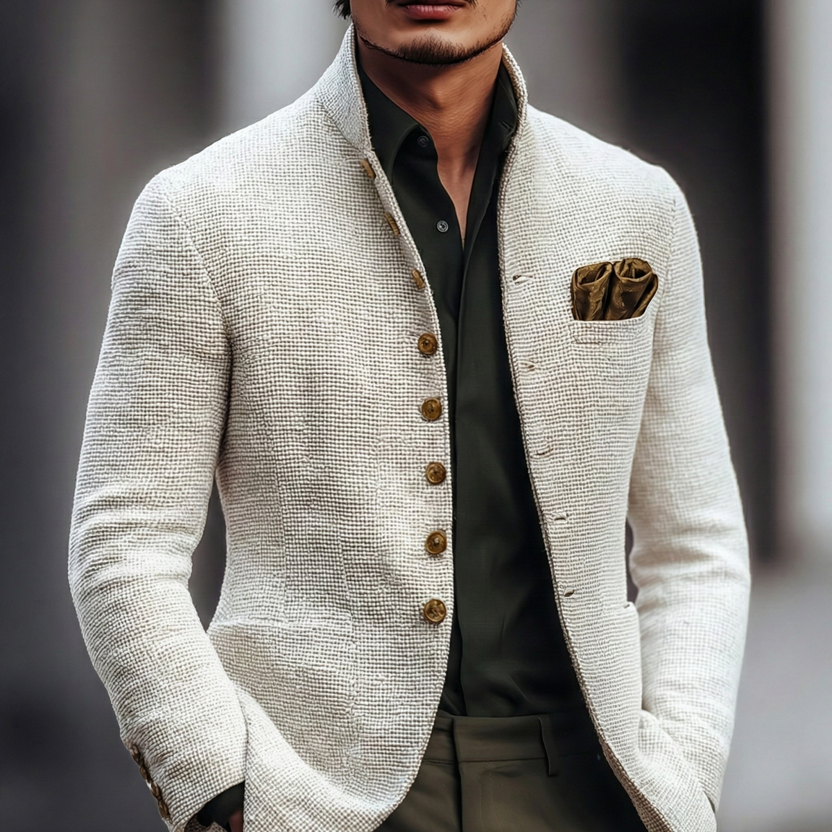 Harold | Raffinert Enkeltknappet Cardigan