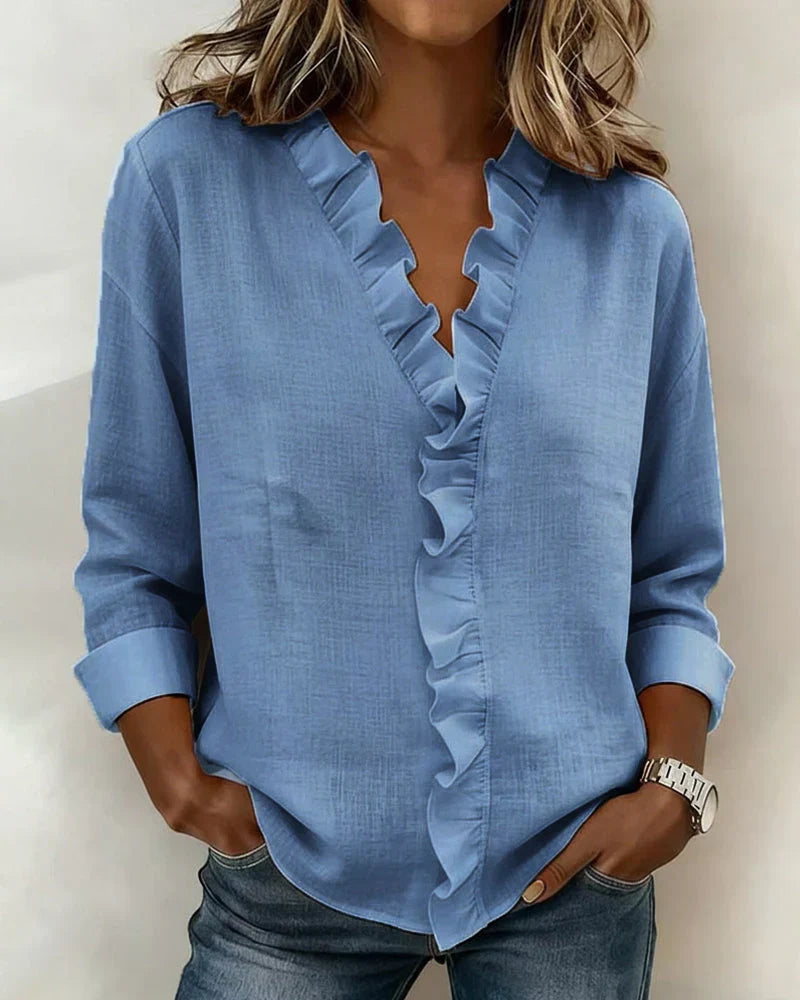 Chloe | Lett V-hals Bluse