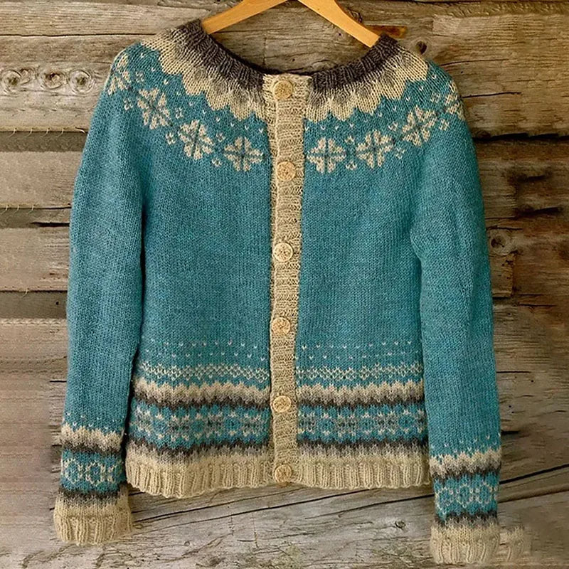Sofia Knappestrikket Gilet