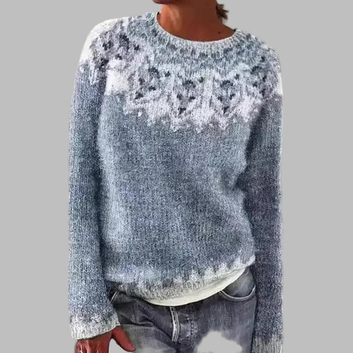 Ellinor Ull Genser med Givre Detaljer