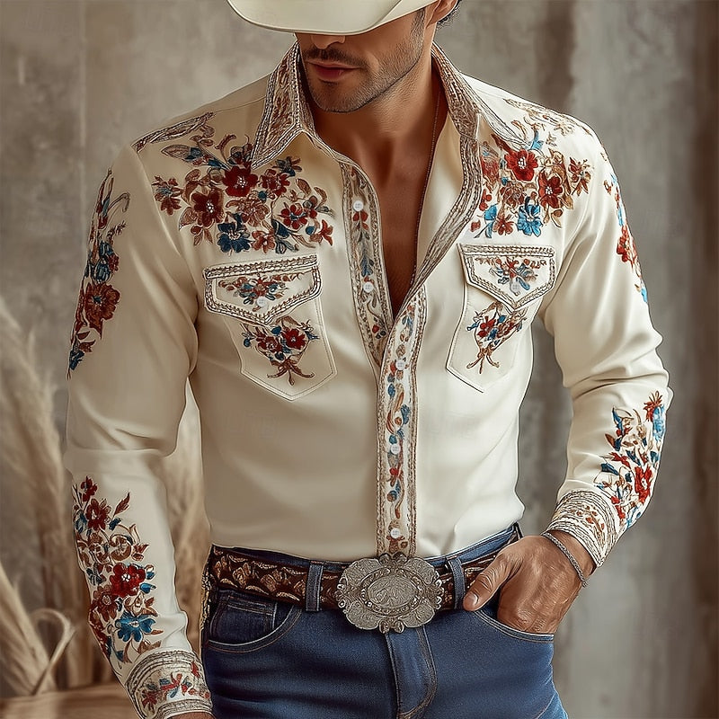 Austin | Brodert Westernskjorte