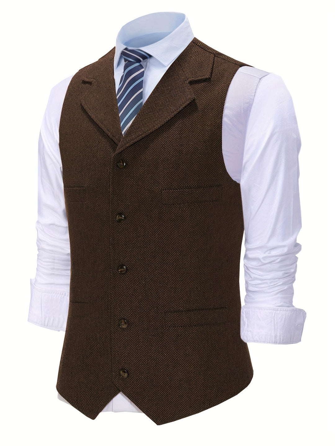 Byron | Raffinert Herringbone Vest