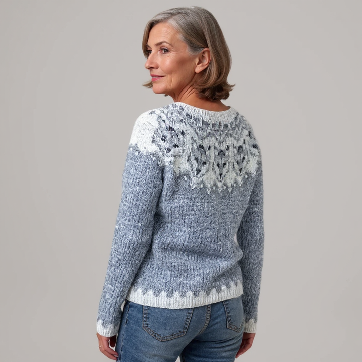 Ellinor Ull Genser med Givre Detaljer