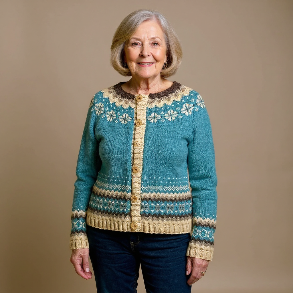 Sofia Knappestrikket Gilet
