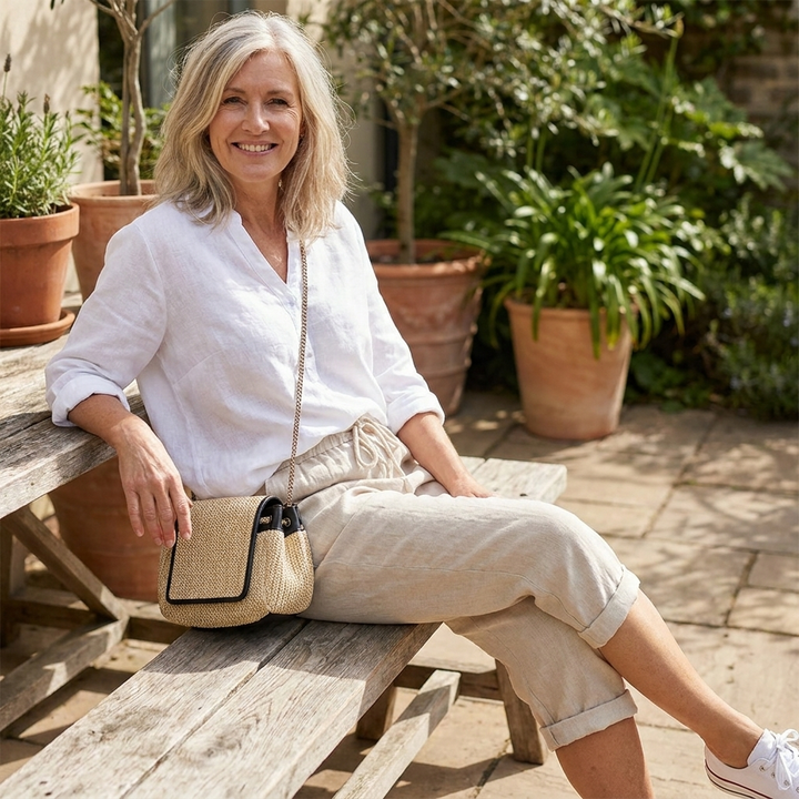 Elise | Avslappede Knelengde Shorts