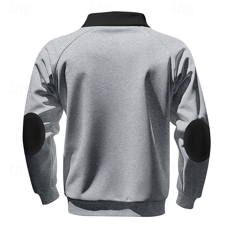 Keith | Quarter-Zip Fargeblokk Pullover