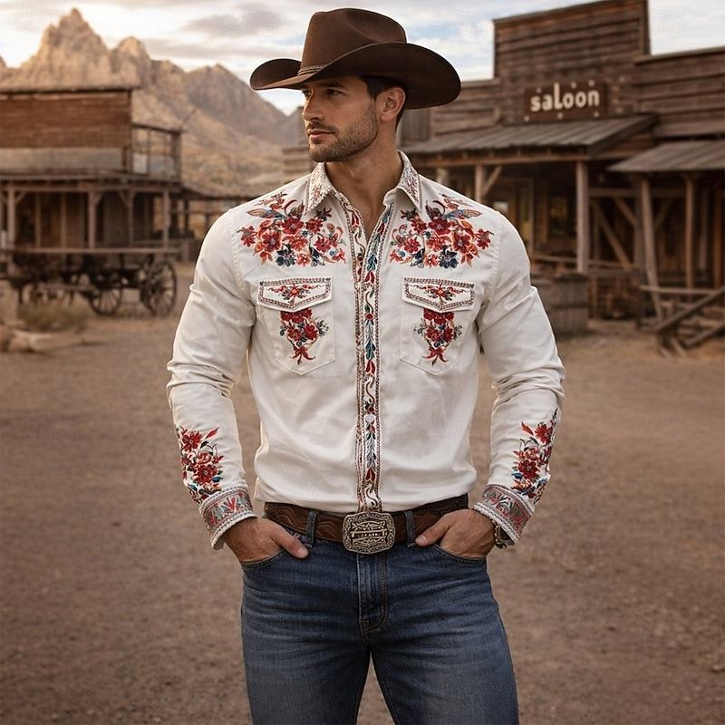 Austin | Brodert Westernskjorte