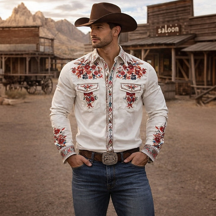 Austin | Brodert Westernskjorte
