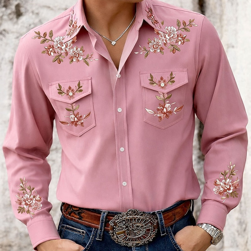 Austin | Brodert Westernskjorte