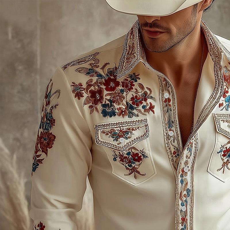 Austin | Brodert Westernskjorte
