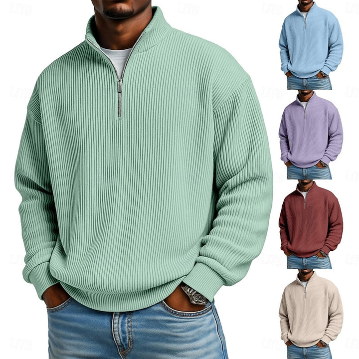 Harlan | Ribbete Quarter-Zip Pullover